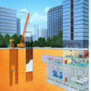 地中連続壁工法 GEO-S