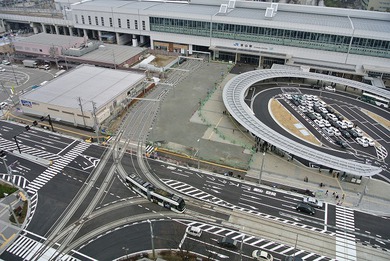 ポートラム富山駅全景