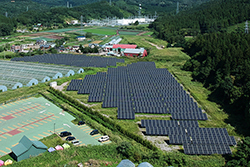 今年2月に売電開始した七飯メガソーラー(北海道)
