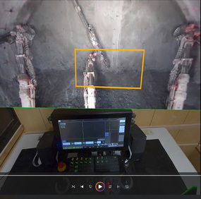 〔写真３〕ＨＭＤ表示画像